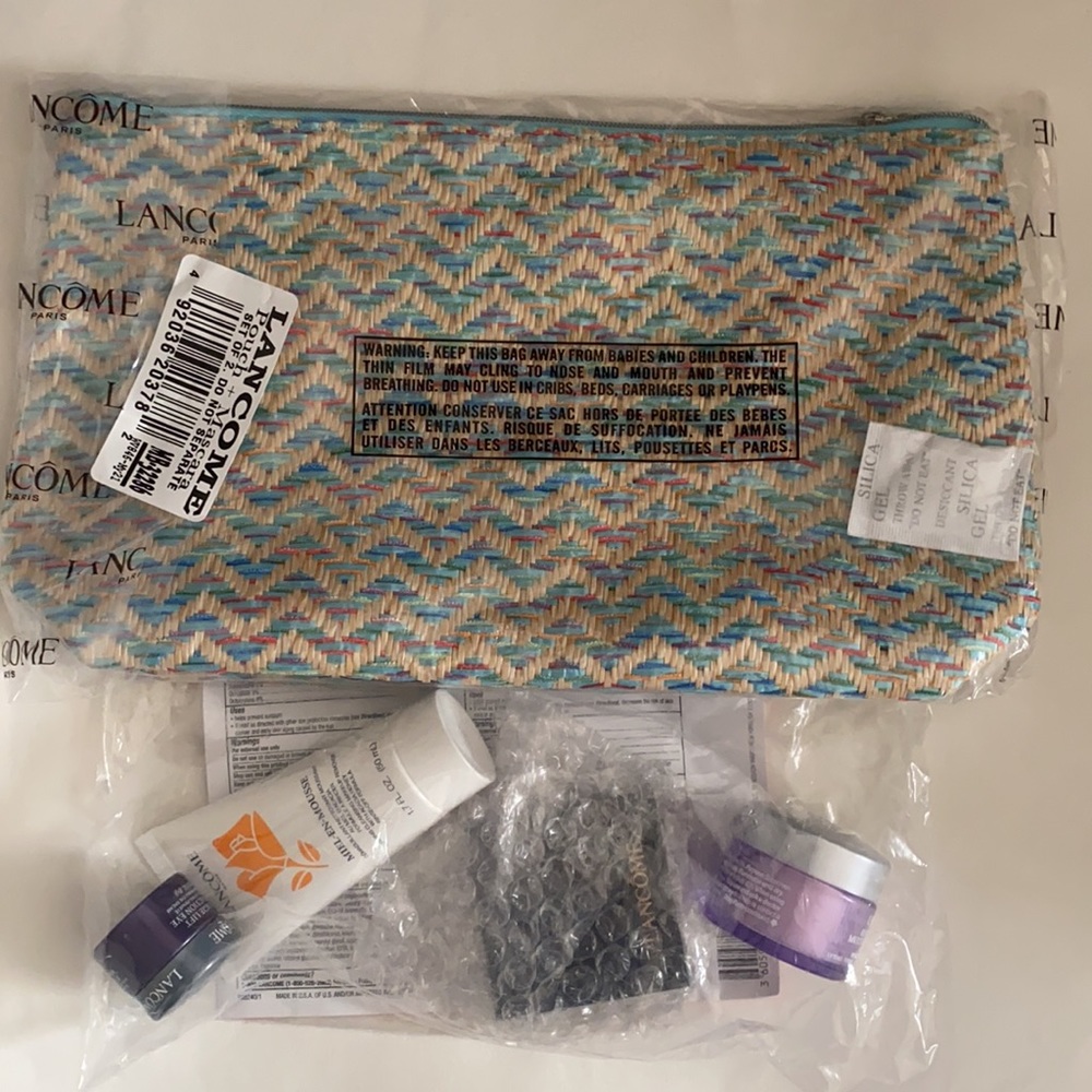 LANCOME 6p Makeup Skincare Eyeshadow Mascara Renergie Lift $140 NIP